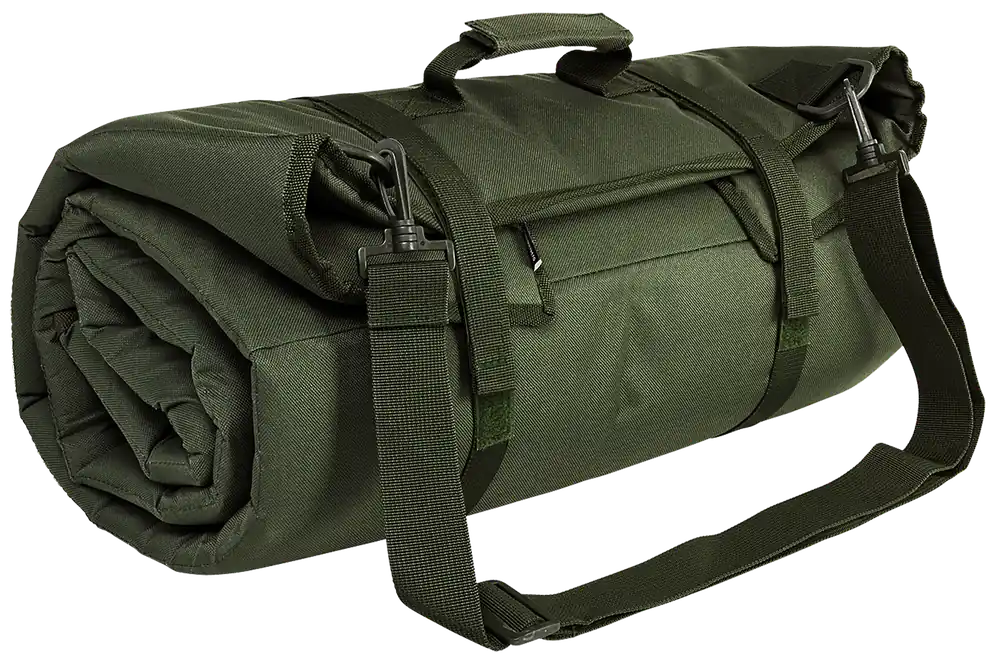 NcStar Roll Up Shooting Mat - Green, 69" x 35" PVC