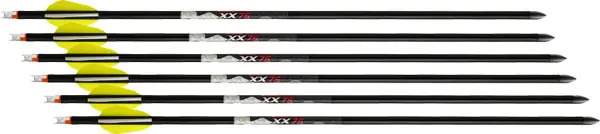 20" Aluminum Alpha Nock 6-Pack Wicked Ridge Crossbow Arrow XX75