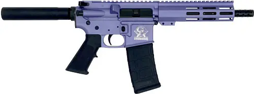 7.5" Nitride Barrel Wild Orchid GLFA AR-15 Pistol .223 Wylde