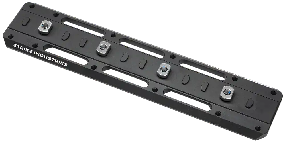 Strike Industries 6.8" M-LOK ARCA Rail Adapter - Black Anodized