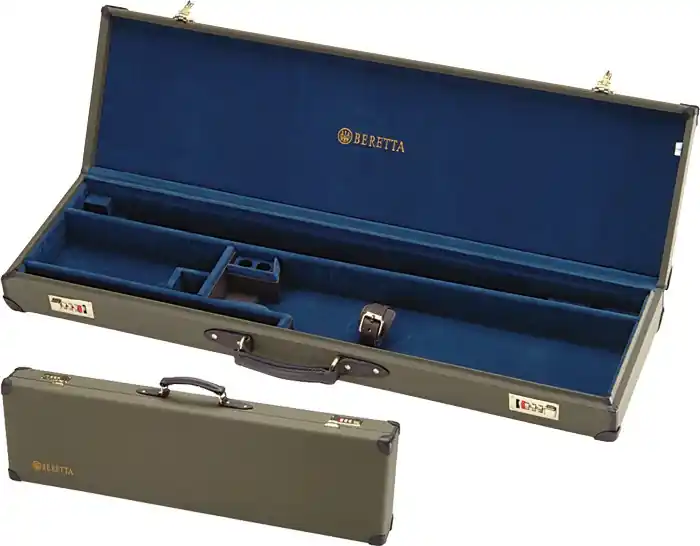 Beretta Loden Canvas/Leather Shotgun Luggage Case for Over/Under