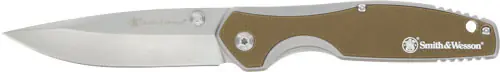 ASSIST G10 SCALES 3.25" SPRING KNIFE WITH HANDLE CLEFT