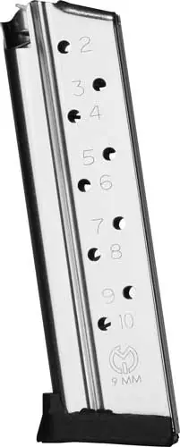 9mm 10-Round Stainless Steel Removable Base Metalform Magazine for 1911 Government Model
