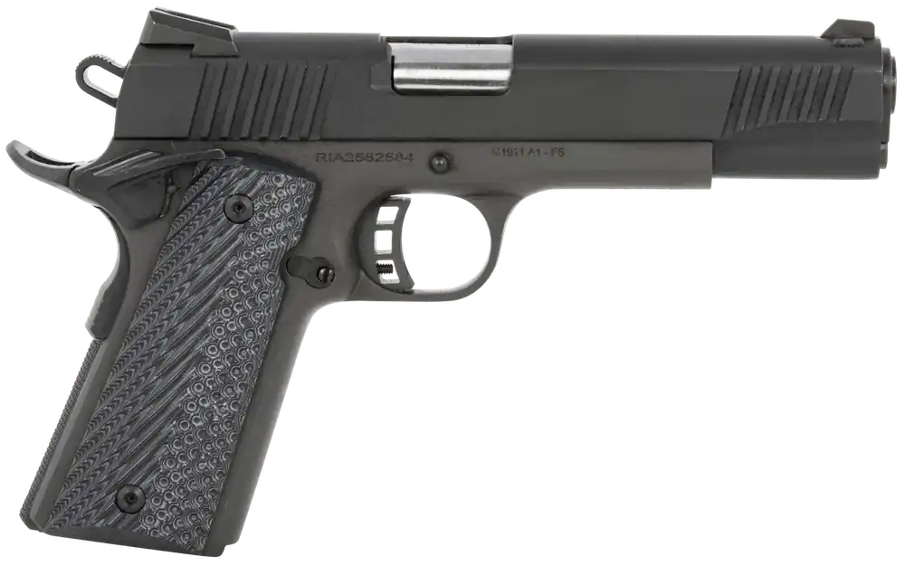 Rock Island M1911-A1 Standard FS .45 ACP Pistol with Black Parkerized Finish and G10 Grips