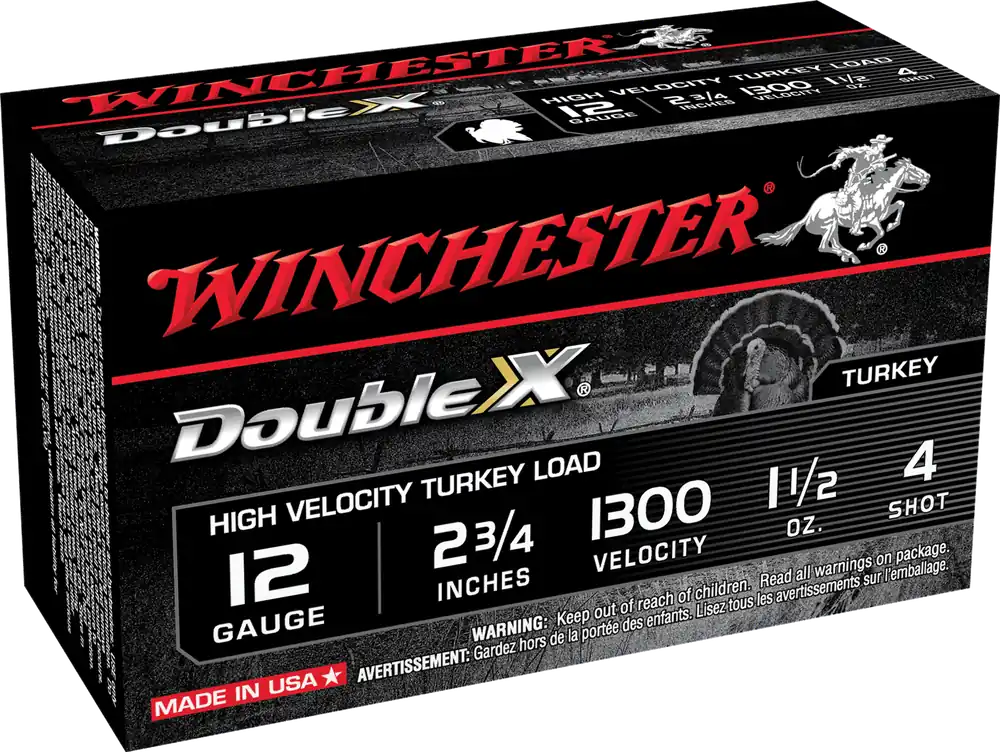 Winchester Double X High Velocity Turkey 12 Gauge Ammo - 10 Box/Case