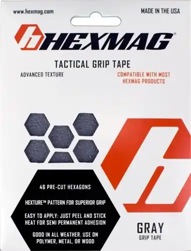 Hexmag Gray Grip Tape: 46 Hex Shapes for Enhanced Grip