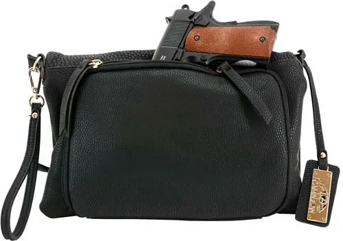 Black Cameleon Aya Conceal Carry Purse Clutch/Crossbody