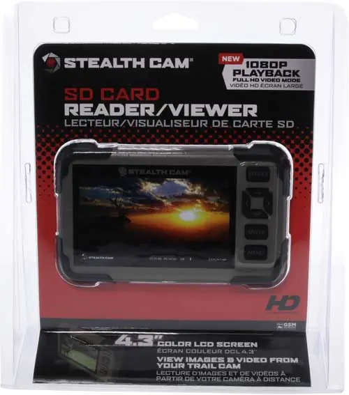 Stealth Cam Card Viewer with 4.3" LCD Screen