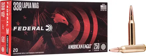 Federal AE 338 Lapua Mag 250gr SP 20rd 10bx/cs