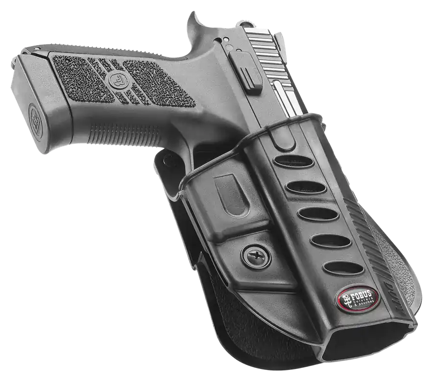 Fobus P07 Evolution OWB Paddle Holster for CZ P-09/P-07 Duty - Right Handed, Black Polymer
