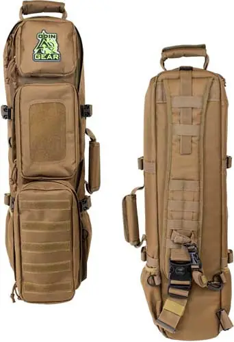 AR-15 and Gearodin Gear Ready Bag in Brown