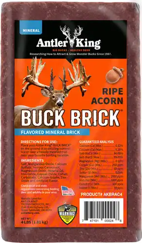 Antler King Ripe Acorn Buck Mineral Brick 4#