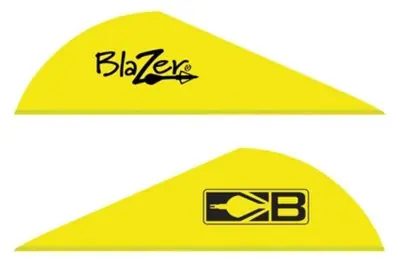 36-Pack Bohning Blazer Vanes - 2" Solid Neon Yellow