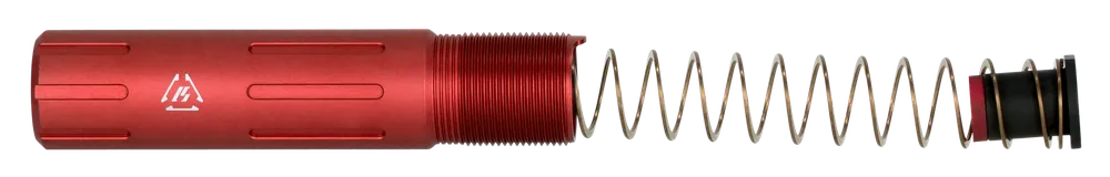 Strike ARSPRESLICKRED Buffer Tube - Red Anodized Aluminum for AR Pistol Platform Handgun