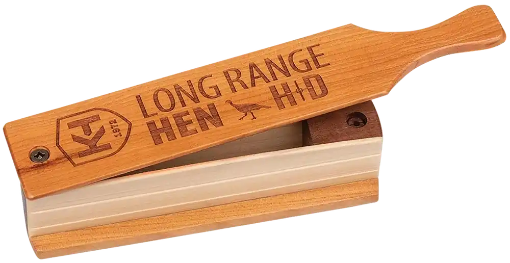 Knight & Hale HD Long Range Hen Box Call - Cherry/Walnut Turkey Sounds