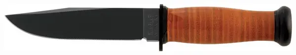 USNKA-BAR Mark I Navy Knife with Leather Sheath, 5-1/8" Blade