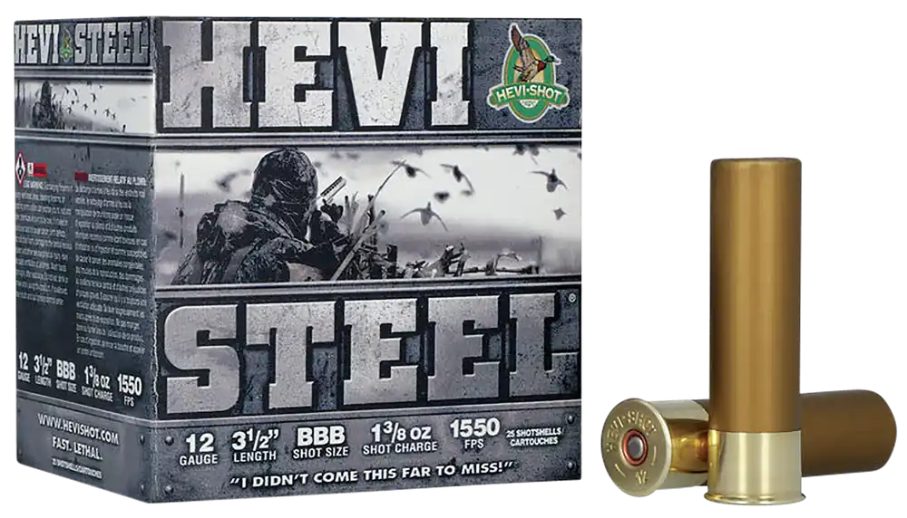 HEVI-Shot HS65888 12 Gauge 3.5" BBB Shot 25/Box