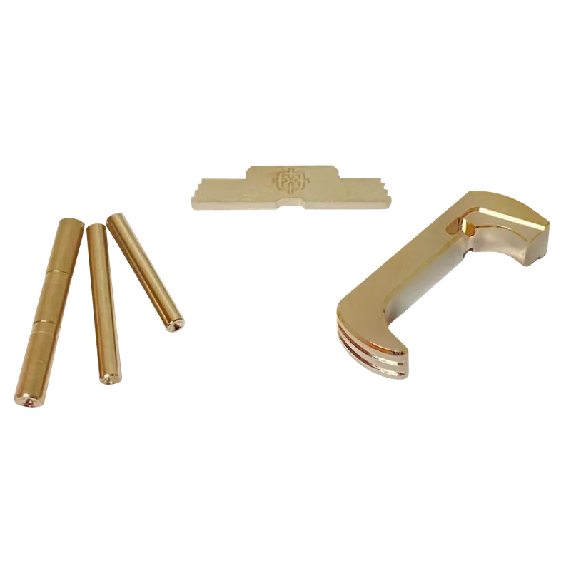 Cross Armory CRG5OKSV 3-Piece Kit for Glock Gen5 - Silver Anodized Steel/Aluminum