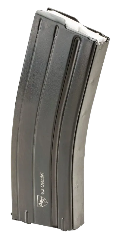 Alexander Arms 24rd 6.5 Grendel AR-15 Magazine - Black Steel