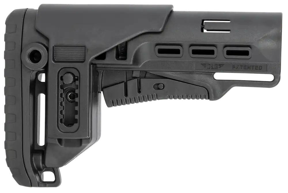 NcStar VG087042 Tactical PCP42 Mil-Spec Collapsible Stock with Adjustable Cheekpiece - Black Synthetic