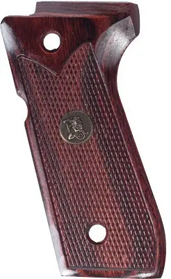 BERETTA 92FS WITH ROSEWOOD PACHMAYR LAMINATED GRIPS