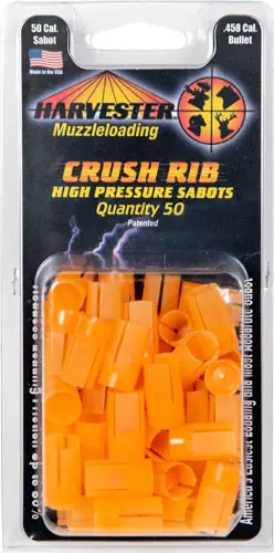 .45 Caliber Bullets 50-Pack .458 Harvester Sabot Only for 50 Caliber