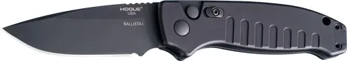 Hogue Ballista-I 3.5" Drop Point Blade Matte Black Automatic Knife