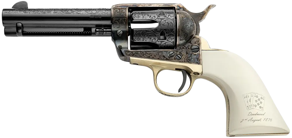 Pietta Great Western II Deadman's Hand .357 Mag Revolver with Aces & Eights Grip