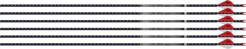 Easton Arrow 4mm FMJ 340 with 2" Blazer Vanes - 6 Pack