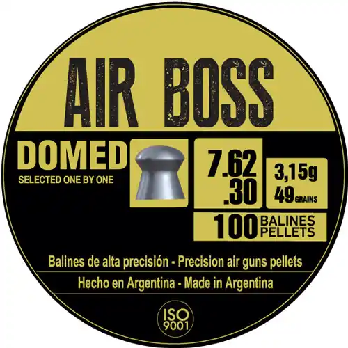 Hatsan Apolo 30 Air Boss Domed Pellets 49 Grain 100 Pack