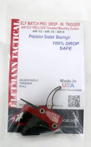 AR-15 Match Pro Curved Finger Adjustable Trigger 2.75-4 lbs Self-Timing