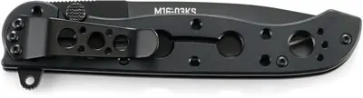 CRKT M16-03KS 3.5" Spear Point Black Blade Plain Edge