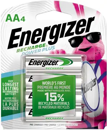 Energizer Rechargeable AA Batteries 4-Pack