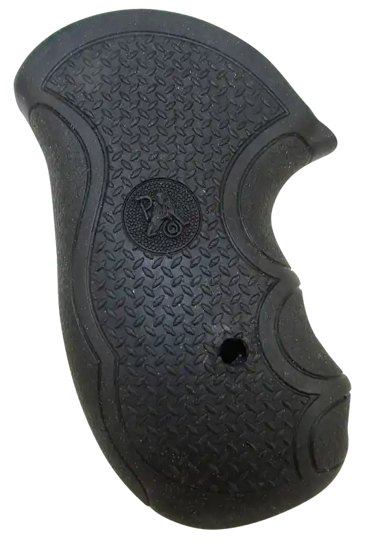Pachmayr Diamond Pro Grip for Ruger SP101 - Black Rubber with Finger Grooves