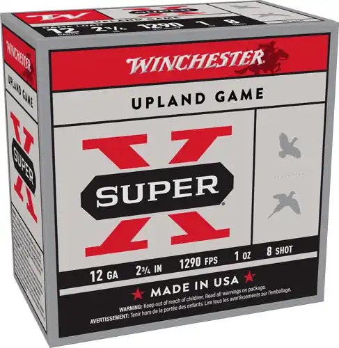 Winchester Super-X 12GA 2.75" 1oz #8 1290FPS 250rd Case Lot