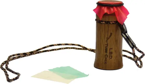 LBD Tube Turkey Call with 3 Reeds - Pittman Game Calls Black Walnut