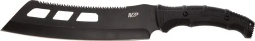10" Sawback Cleaver Machete with Synthetic Sheath - S&W M&P Knife