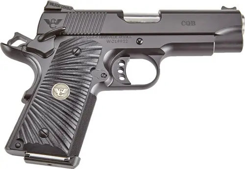 Wilson CQB-CP-9A 9mm Compact with 4" Black Armor Tuff Finish