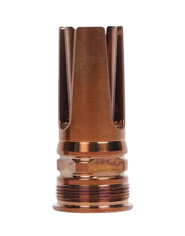 Q LLC ACCFH1/2288.6 Flash Hider - 8.6 Blackout Steel, 1/2"x28 Threads, 2.13" OAL