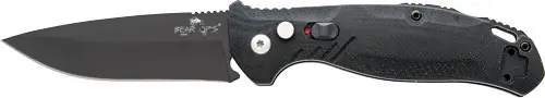 AUTO 3" Black/Blackbear Ops Bold Action Push Button Knife