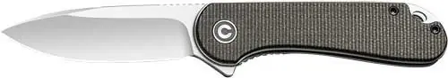 CIVIVI Elementum 2.96" Green Micarta Satin D2 Liner Lock Knife