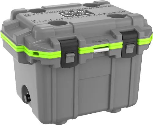 Elite Dark Gray/Green Pelican Coolers IM 30 Quart