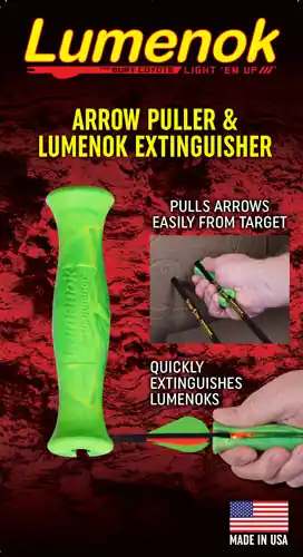LUMENOK ARROW PULLER: EXTINGUISHER GREEN/YELLOW