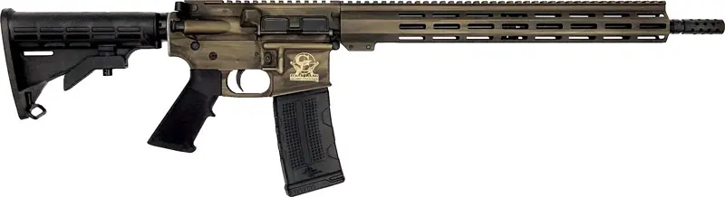 16" NIT BBL Bronze GLFA AR15 Battleworn .223 Wylde