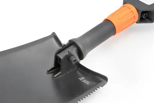 2LBARB SOL Packable Field Shovel with Saw and Pick Features