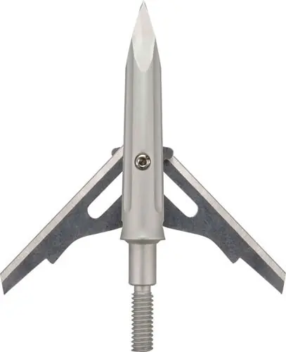 Aluminum 100gr 2" Cut 3-Pack NAP Broadhead Verdict 2-Blade