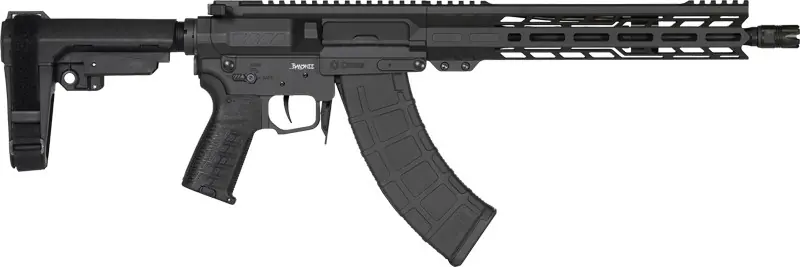 CMMG Banshee MK47 7.62x39mm 12.5" Pistol with RipBrace - Black