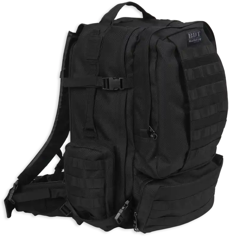 Bulldog BDT412B Tactical Backpack - Large, Black Finish