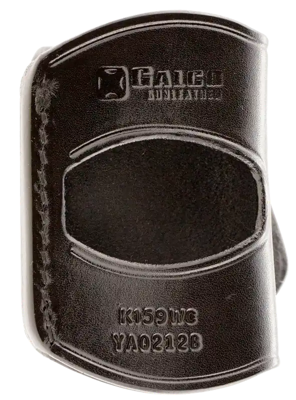 Galco YAQ212B Yaqui OWB Black Leather Belt Slide for 1911 3-5" Barrel Right Hand