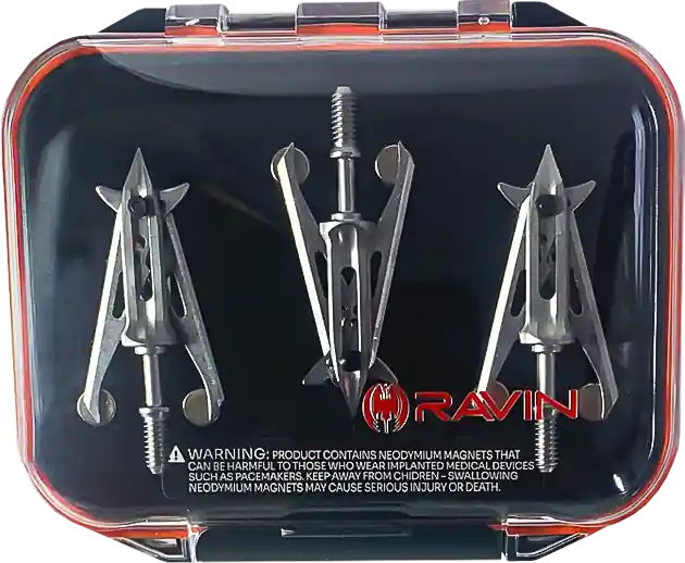Ravin Crossbows R109 Broadhead - Black/Clear Edition